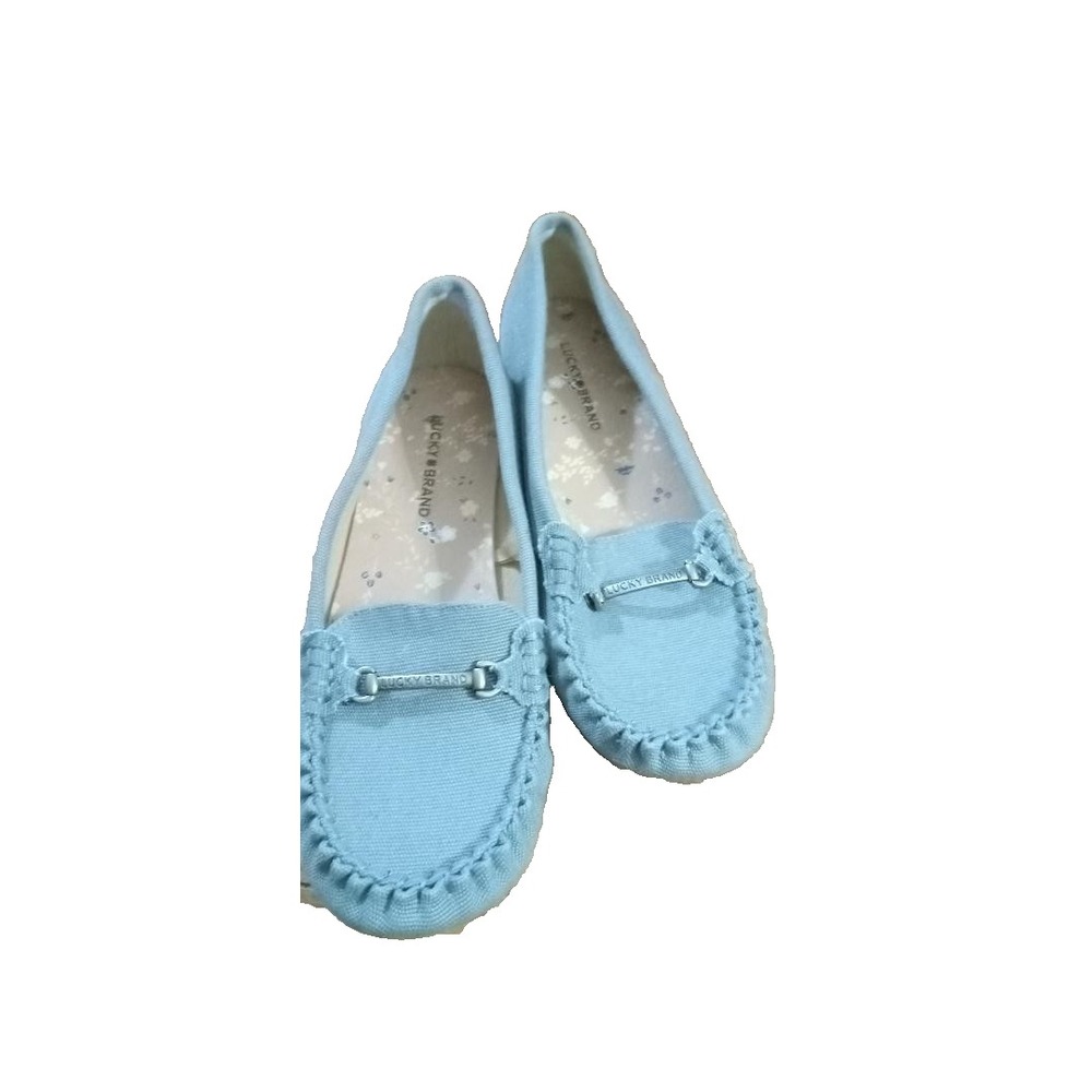 Lucky Brand Light Blue Moccasins